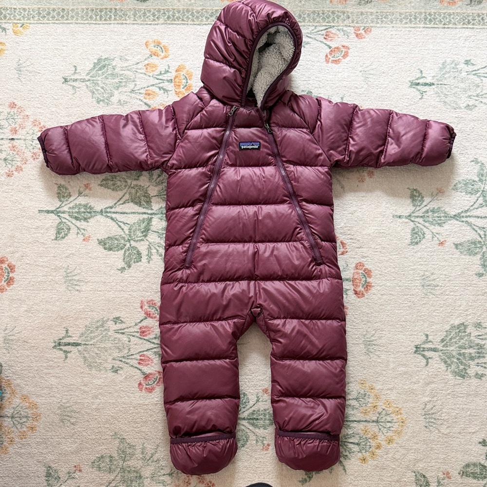 Patagonia Plum Puffer Infant Bunting